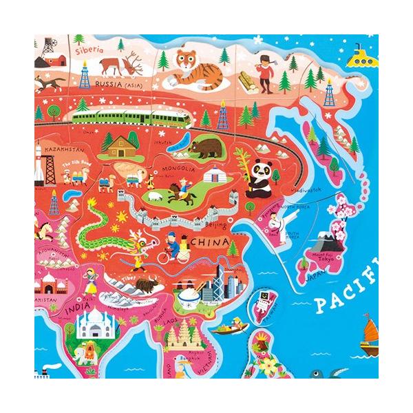 パズル Janod ジャノー マグネット ワールドマップ パズル 世界地図 インテリア 壁掛け 英語 知育 玩具 かわいい イラスト 送料無料 Buyee 日本代购平台 产品购物网站大全 Buyee一站式代购 Bot Online