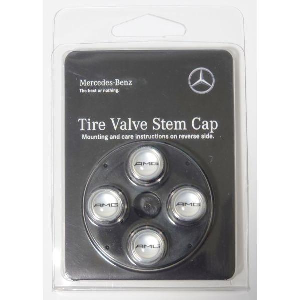 メルセデス ベンツ　純正品　AMG 新ロゴ　ホイール エアーバルブ キャップ　全車種対応　【送料無料】