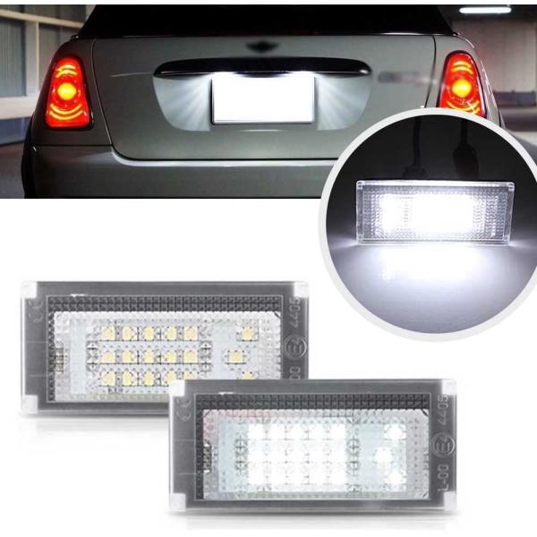 BMW MINI ミニ R50 R52 R53　キャンセラー内蔵 LED ナンバー灯 ライセンスランプ　【送料無料】