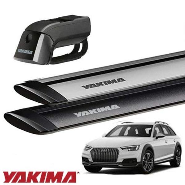 YAKIMA 正規品 アウディ A4 オールロード クワトロ B8系 ルーフレール付き車両に適合 ベースキャリアセット (ティンバーライン・
