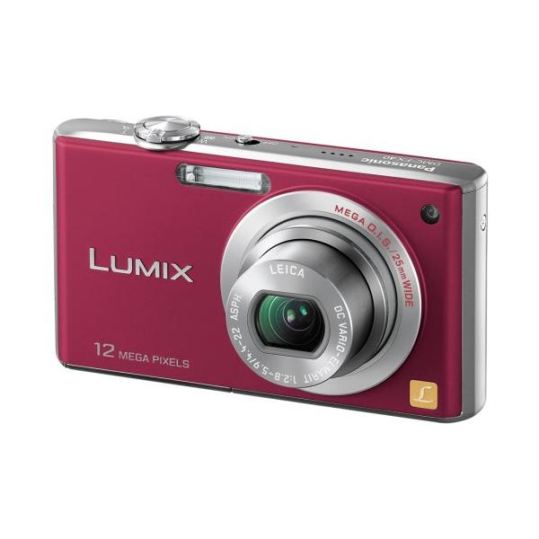パナソニック デジタルカメラ LUMIX (ルミックス) FX40 フレッシュレッド DMC-FX40-R