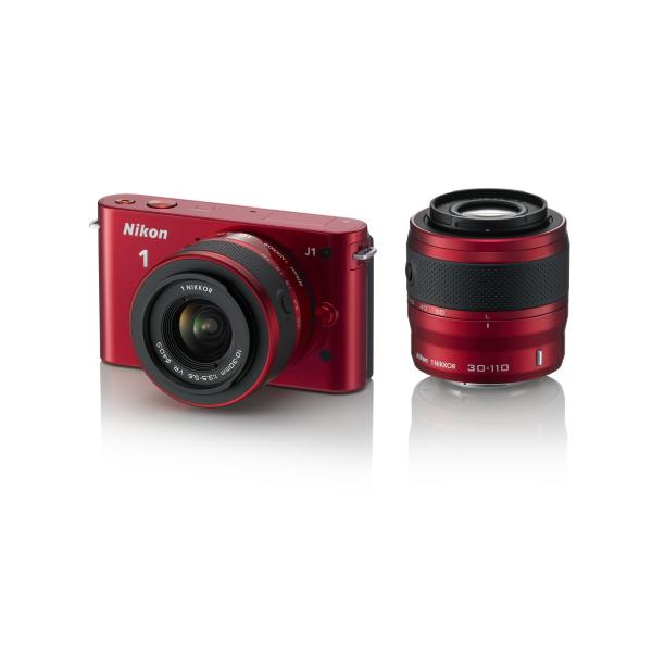 Nikon ミラーレス一眼カメラ 1 (ニコンワン) J1 (ジェイワン) ダブル