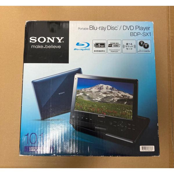 ★美品★ ソニー SONY BDP-SX1 ポータブルブルーレイプレーヤー SONY ポータブルブルーレイディスク/DVDプレーヤー BDP-SX1
