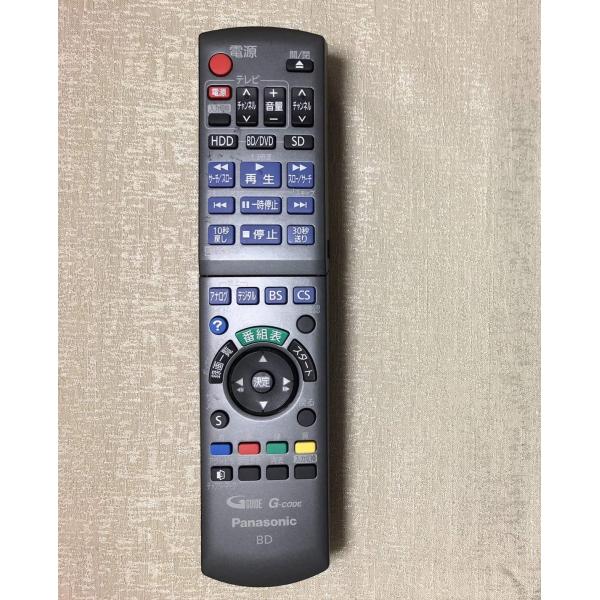 Panasonic ブルーレイディスクレコーダー用リモコン N2QAYB000346