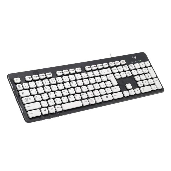 ロジクール ウォッシャブル 有線キーボード K310 洗える キーボード 有線 防水 耐水 国内正規品 3年間無償保証