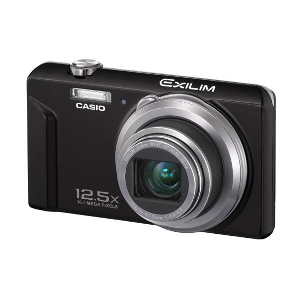 CASIO デジタルカメラ EXILIM 1610万画素 12.5倍 ブラック EX-ZS160BK