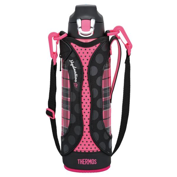 THERMOS 真空断熱スポーツボトル 1.0L ドットブラック FFF-1001F D-BK