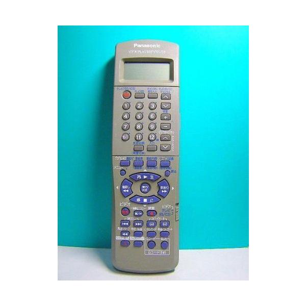 １枚目の商品画像はサンプル画像です。実際に届く商品と異なりますので、2枚目以降の画像が現品画像でございますのでご覧ください。（2枚目以降の画像がない商品もございます）パナソニック ビデオリモコン