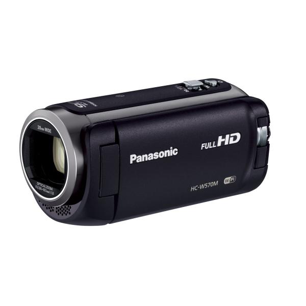 パナソニック HDビデオカメラ HC-W570M ワイプ撮り 90倍ズ パナソニック HDビデオカメラ W570M ワイプ撮り 90倍ズーム ブラック