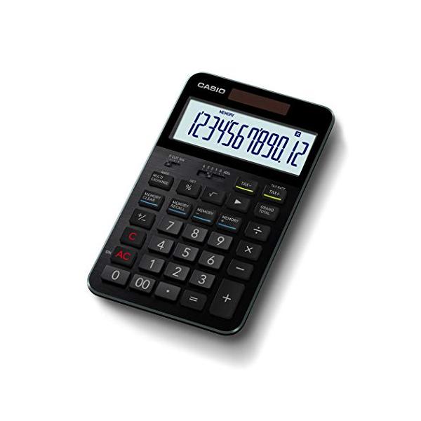 カシオ プレミアム電卓 12桁 ブラック S100