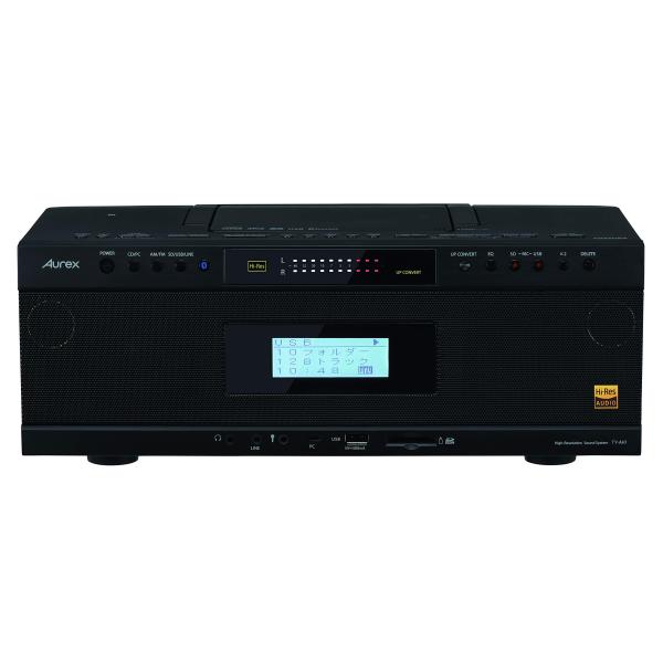 東芝 ハイレゾ対応 Bluetooth/SD/USB/CDラジオ TY-AH1(K) ブラック