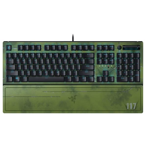 Razer BlackWidow V3 ゲーミングキーボード HALO Infinite Edition メカニカル グリーン軸 ダブルショット AB
