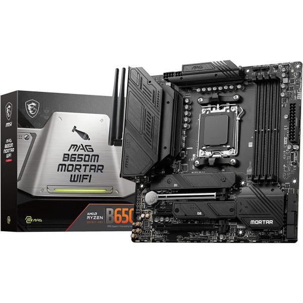 MSI マザーボード MAG B650M MORTAR WIFI AMD Ryzen 7000/9000