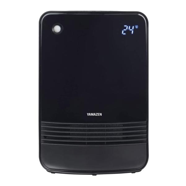 １枚目の商品画像はサンプル画像です。実際に届く商品と異なりますので、2枚目以降の画像が現品画像でございますのでご覧ください。（2枚目以降の画像がない商品もございます）[山善] ヒーター 人感 ＆ 温度センサー搭載 セラミックヒーター DHF...