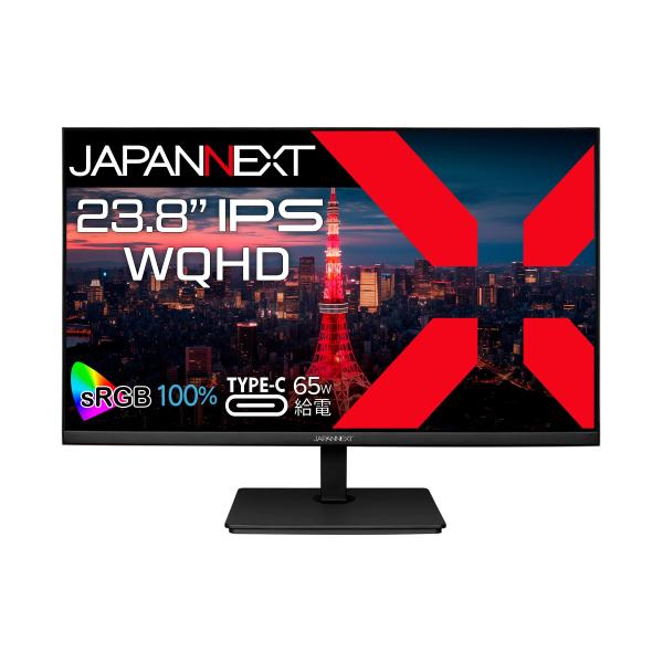 JAPANNEXT 23.8インチ モニター WQHD 2560x1440解像度 IPS