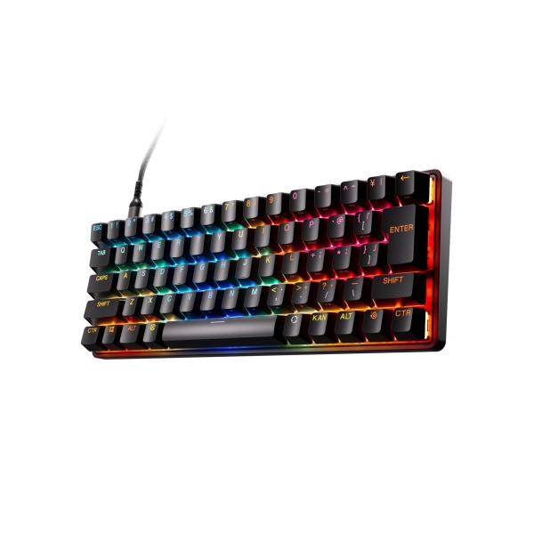 Steelseries ラピッドトリガー 搭載 ゲーミングキーボード ミニサイズ SteelSeries ラピッドタップ ラピッドトリガー 搭載 ゲーミング