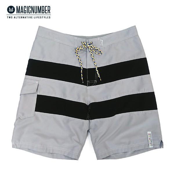 MAGIC NUMBER マジックナンバー サーフパンツ 水着 Stripe Surf Trunks 