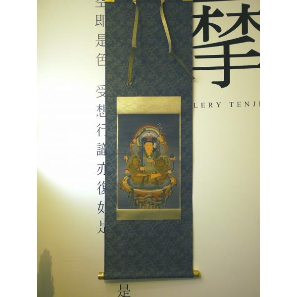 仏画掛け軸 弁財天 肉筆画 一点もの : 仏像仏画チベット美術卸の天竺堂
