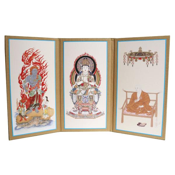 ◆新品◆金色の三つ折り屏風 ichifuji-store_cc170