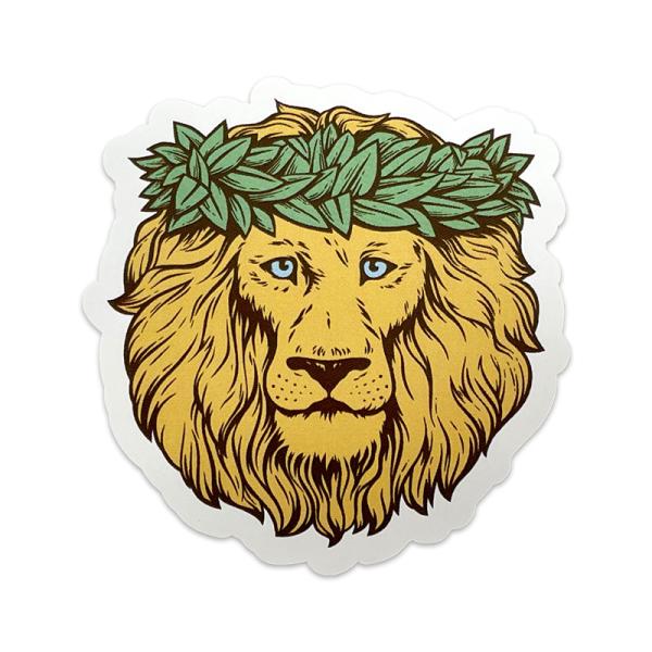LION COFFEE ハワイ　ライオンコーヒー オリジナル　ステッカー　L判 hotroad_3220318606