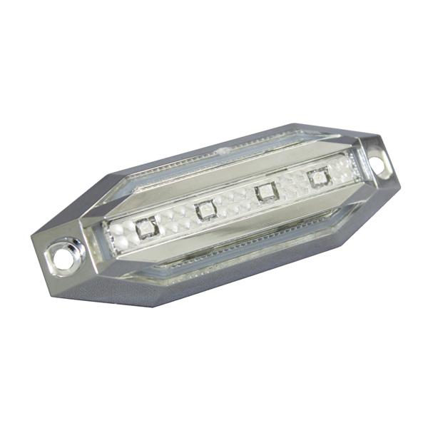 槌屋ヤック 【爆買 最大P18倍】slim流星8LED車高灯 ホワイト DC12V