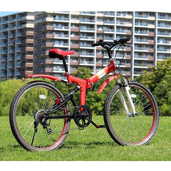 人気の Wサスペンション 折りたたみ自転車 CHAMP FIELD 代引き不可 FD 