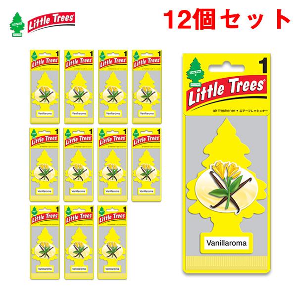 Little Trees 【12枚セット】 芳香剤 バニラロマ リトルツリー エアー 