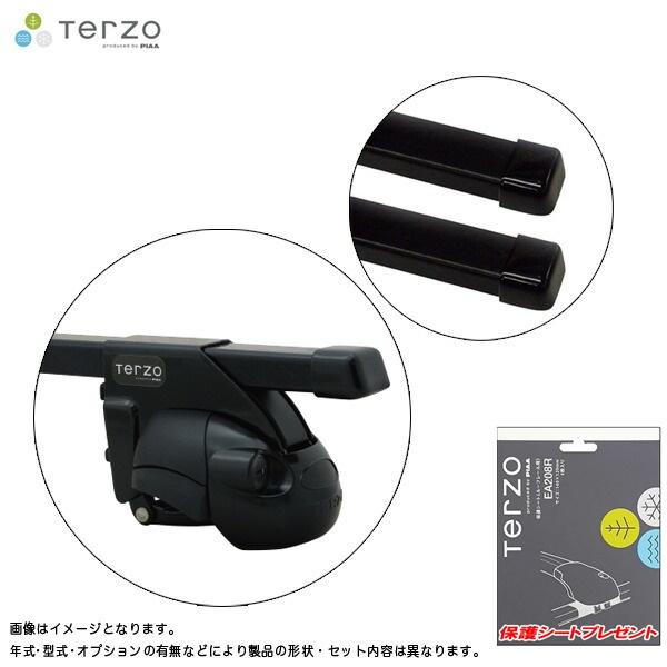 キャリア 車種別セット H8.5〜H13.4 イプサム CXM/SXM1#G ルーフレール付車 テルッツォ/Terzo:EF11BL+EB2&EA208R