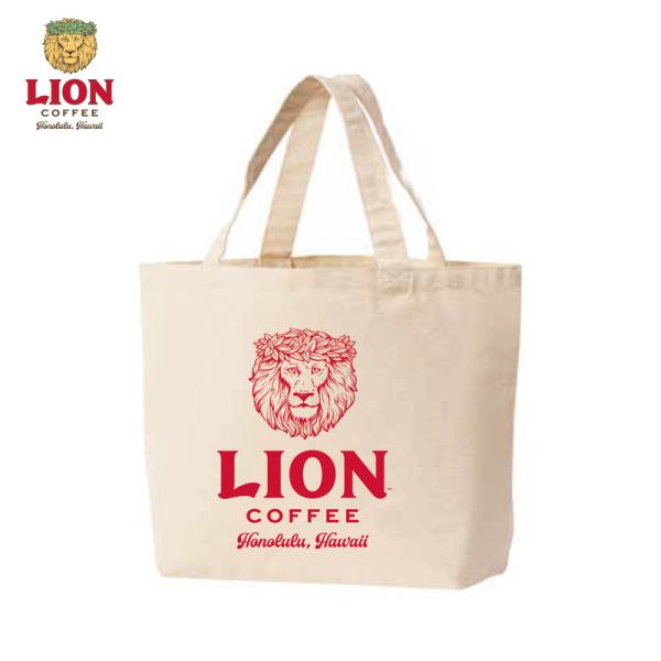 LION COFFEE �g�[�g�o�b�O�~�j �����߃T�C�Y �J�o�� �i�`������ W30×H20×D10cm ��100�� ���C�I���R�[�q�[ PICK The HAWAII LC-TT-LGNT