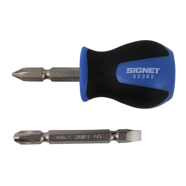 スタビー ソフトグリップドライバーセット 差替式 SIGNET(シグネット) 52382