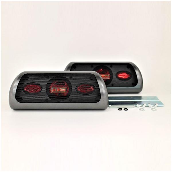 BRAITH 据置型 置き型 2WAYスピーカー 車 最大50W リアトレイ