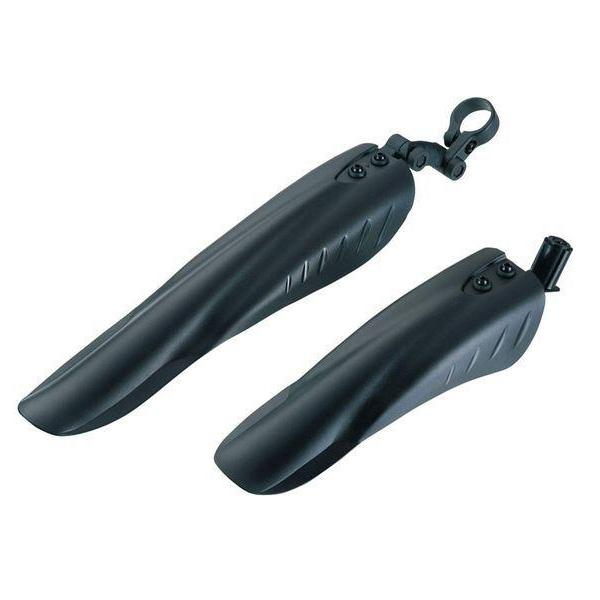 MG-01 MTB用マッドガード●前後セットのＭＴＢ用フェンダー。泥はねから大切な洋服をガード！●雨の日の必需品。角度調整自在。■仕様本体サイズ(mm)：（フロント）約H50×D330×W90／（リア）約H50×D500×W90本体重量：（...