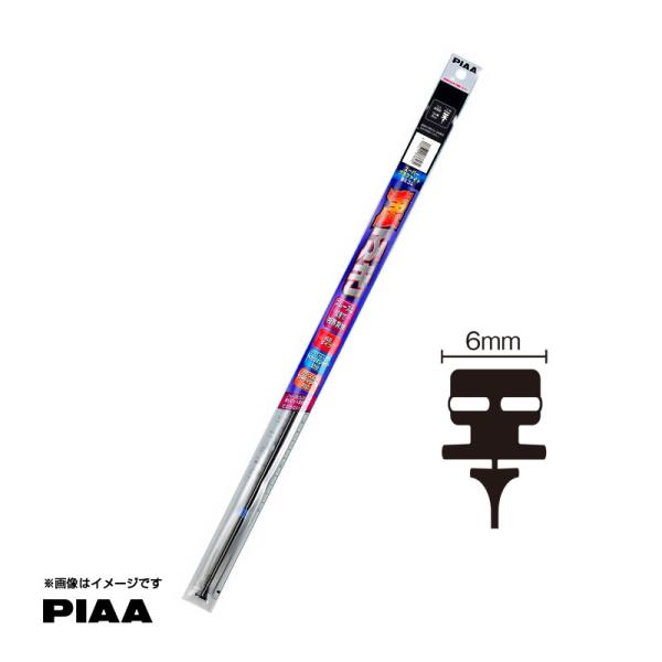 他サイト： 樹脂製ワイパー 替えゴム ツインレール用 スーパーグラファイト 呼番10D 長さ：500mm 6mm幅 PIAA WRTR500の商品画像