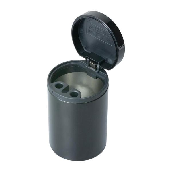 SEIWA 缶アッシュ1 灰皿 電子タバコ ブラック 大容量 軽量 置き SEIWA 缶アッシュ1 灰皿 電子タバコ ブラック 大容量 軽量 置き