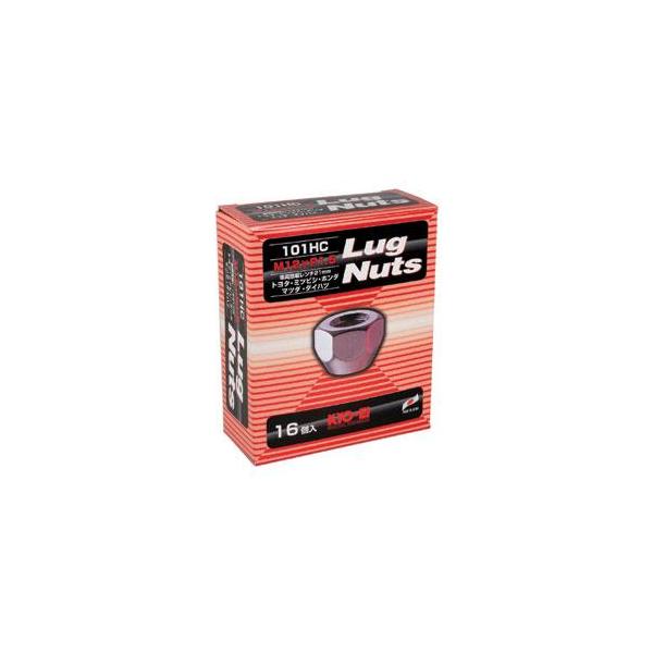 他サイト： KYO-EI Lug Nuts ラグナット 貫通タイプ M12xP1.5 21HEX クロームメッキ 16個入り 101HC-16P/の商品画像