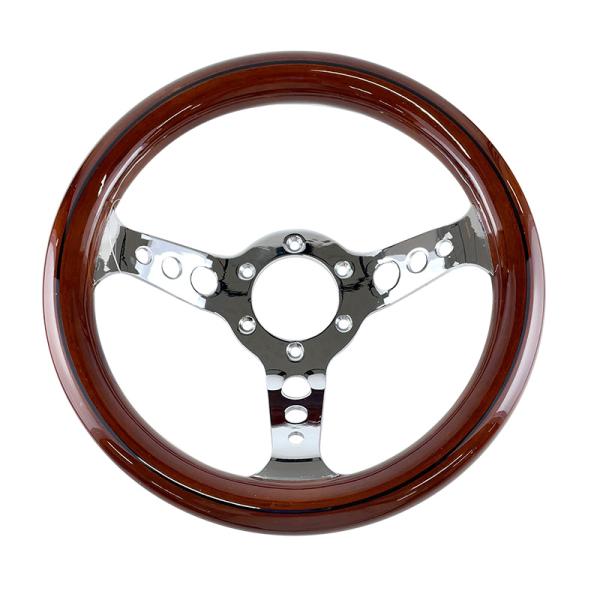 ステアリング φ290mm 29φ ウッド 木目 ハンドル 極小 交換 ドレス