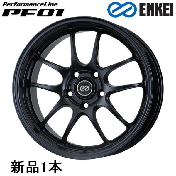 ①エンケイ　PF01 18インチ 7J 114.3 2本 ENKEI（エンケイ） 18インチ 18x7J +48 PCD114.3 5穴 Matte Black