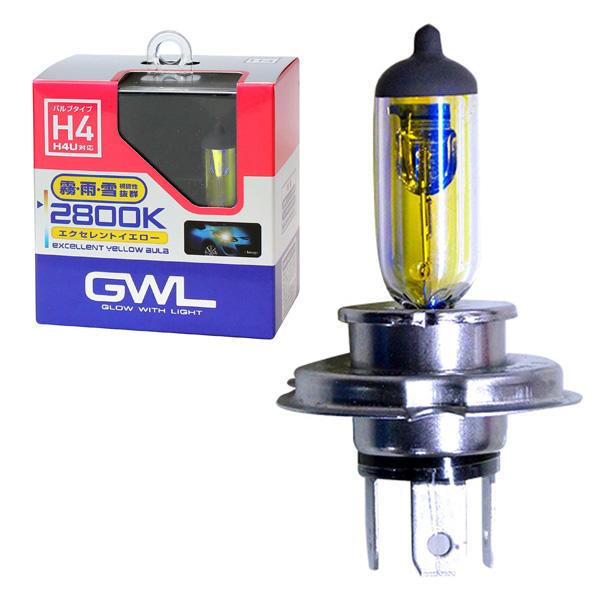 Gwl エクセレントイエローバルブ H4 2800k ハロゲンバルブ ヘッドライト 霧 雨 雪に 視認性アップ Sixフィーリング S1406 タイヤ専門店ホットロード 通販 Yahoo ショッピング