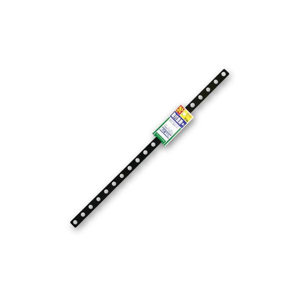 amon（エーモン） 取付金具黒 厚さ2mm 15mm x 396mm 穴径7mm S746