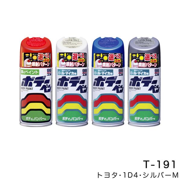 ソフト99 ボデーペン トヨタ 1D4 シルバーM 塗料 ペイント 修理