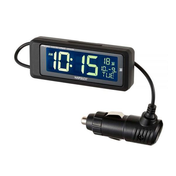 車用電波時計 常時点灯タイプ カープラグ 車内 Cr32 1 5mコード付 ブラック 金属ステー取付 ナポレックス Fizz 1075 タイヤチェーン専門店ホットロード 通販 Yahoo ショッピング