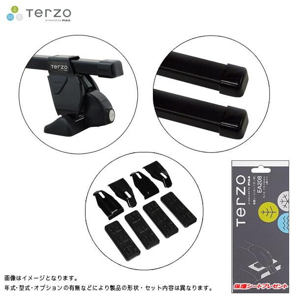 スズキ　パレット ルーフキャリア車種別セット ブラック TERZO キャリア車種別専用セット スズキ パレット/パレットSW