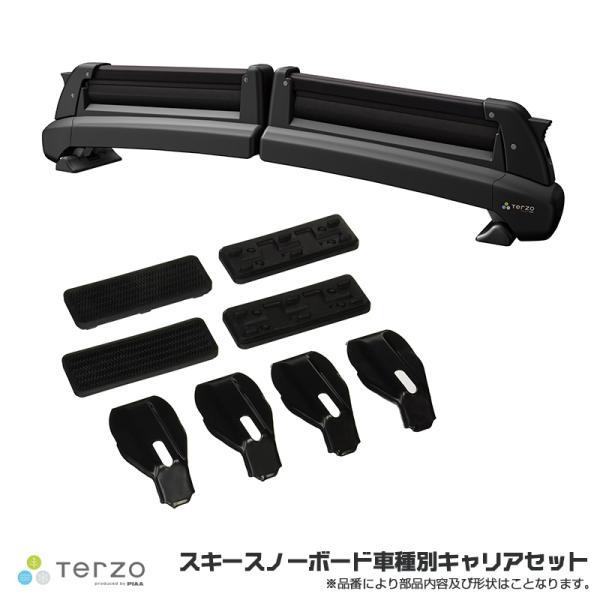 AD Y12 R3.5〜 スキースノーボード専用キャリアセット ブラック SS102B + EH363 Terzo
