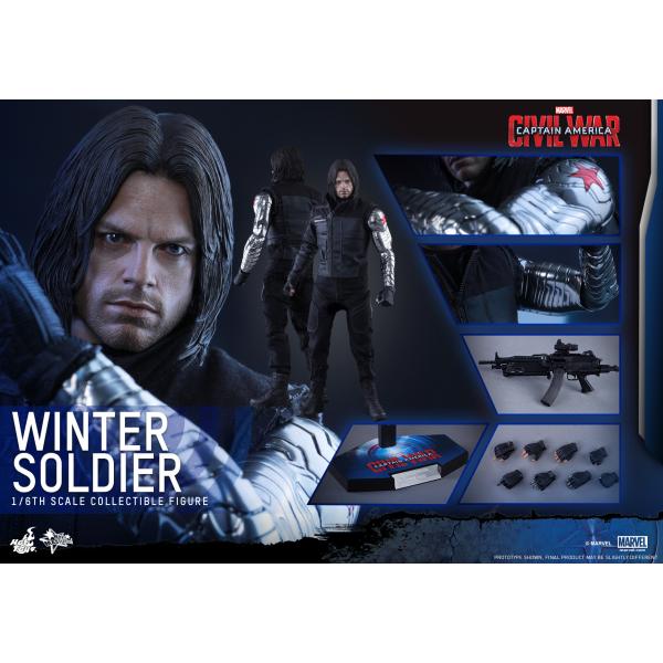 美品　ホットトイズ『シビル・ウォー／キャプテン・アメリカ』ウィンター・ソルジャー ホットトイズ ムービー・マスターピース シビル・ウォー/キャプテン