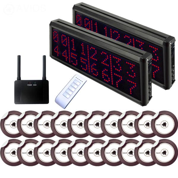 呼び出しベル　飲食店 楽天市場】飲食店 呼び出しベル 8番号表示 受信機モニター2台