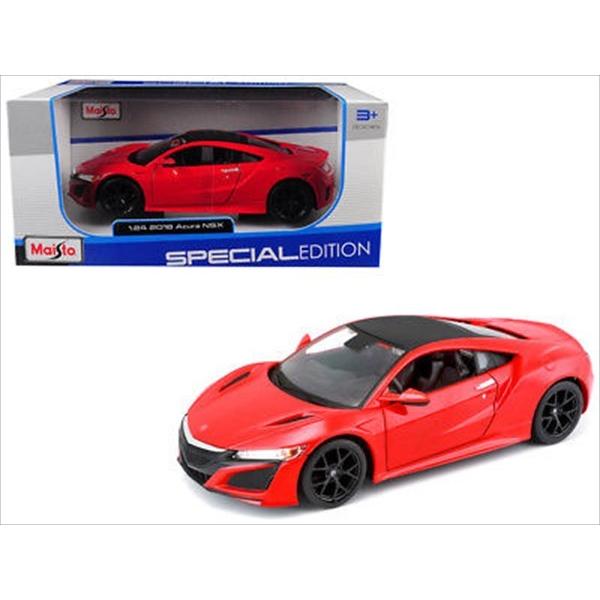 ミニカー 1/24 maisto 2018 ホンダ アキュラ NSX 赤 2018 Acura NSX