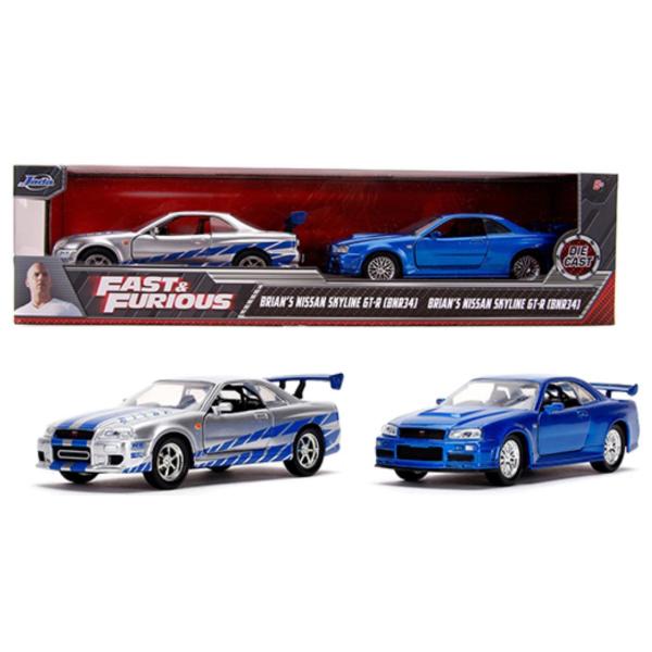 ワイルドスピードミニカー 1 32 Jadatoys ポールのgtr 2台セット スカイラインgtr銀 Gtr青 予約商品 Hottoys 通販 Yahoo ショッピング