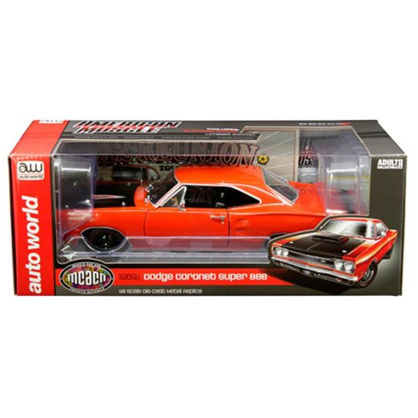 ミニカー 1/18 AUTOWORLD 2018 ダッジ・コロネット・スーパー