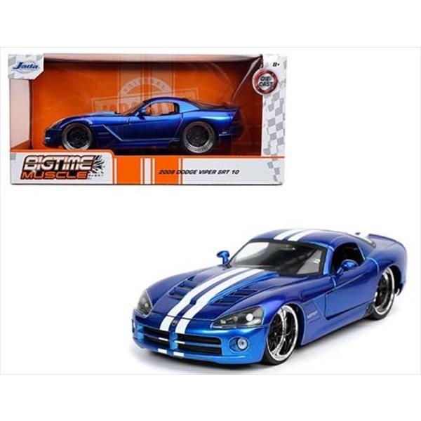 ミニカー 1/24 JadaTOYS 2008 ダッジバイパー SRT10 青色 2008 ミニカー 1/24 JadaTOYS 2008 ダッジバイパー SRT10 青色 2008