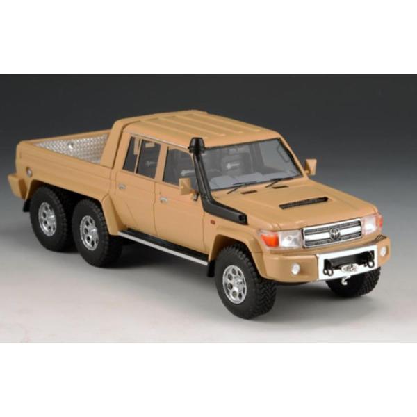 ミニカー 1/43 トヨタ ランクル FJ79 スコーピオン6x6 2014 ベージュ